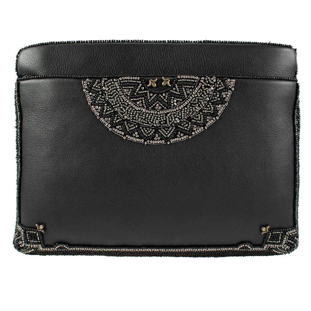 Mary Frances Magical Power Onyx Black Handbag Crossbody Chain Strap Zip Bag NW - Picture 5 of 8